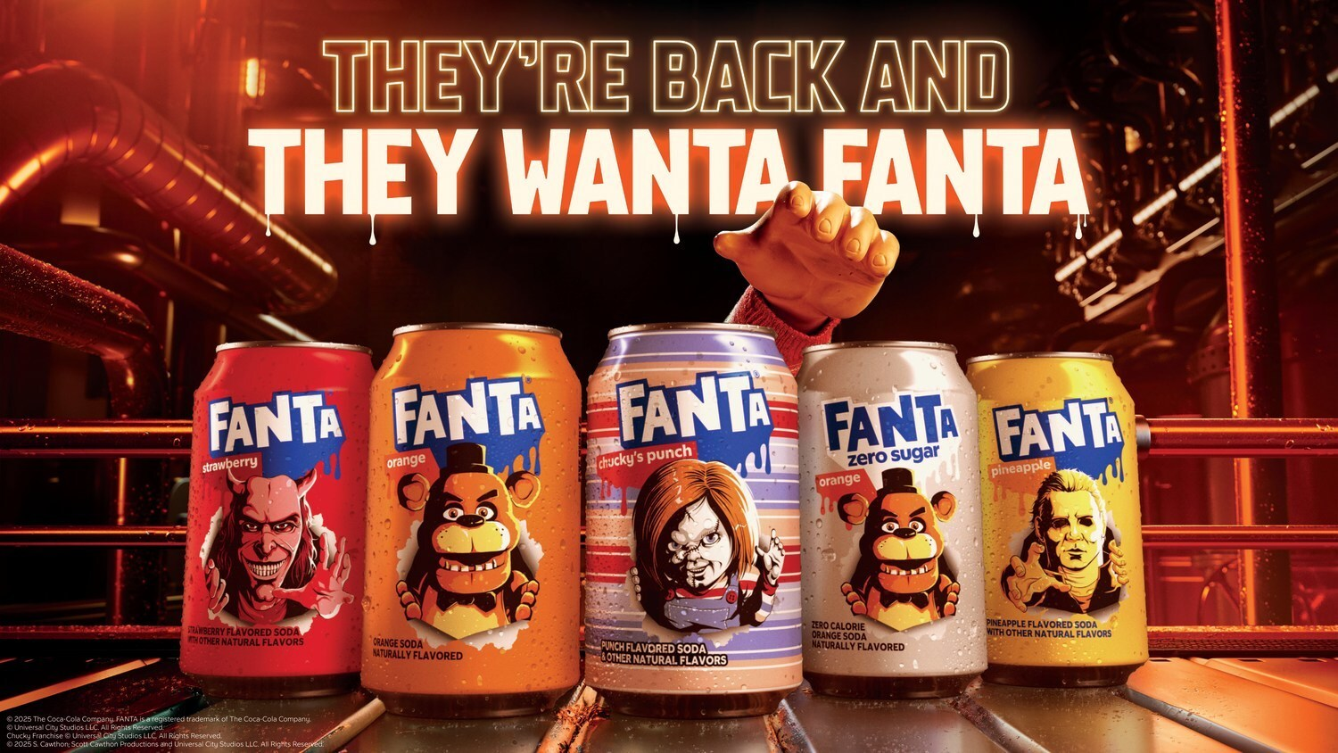 Fanta unites horror icons with Universal Pictures and Blumhouse for a global Halloween takeover