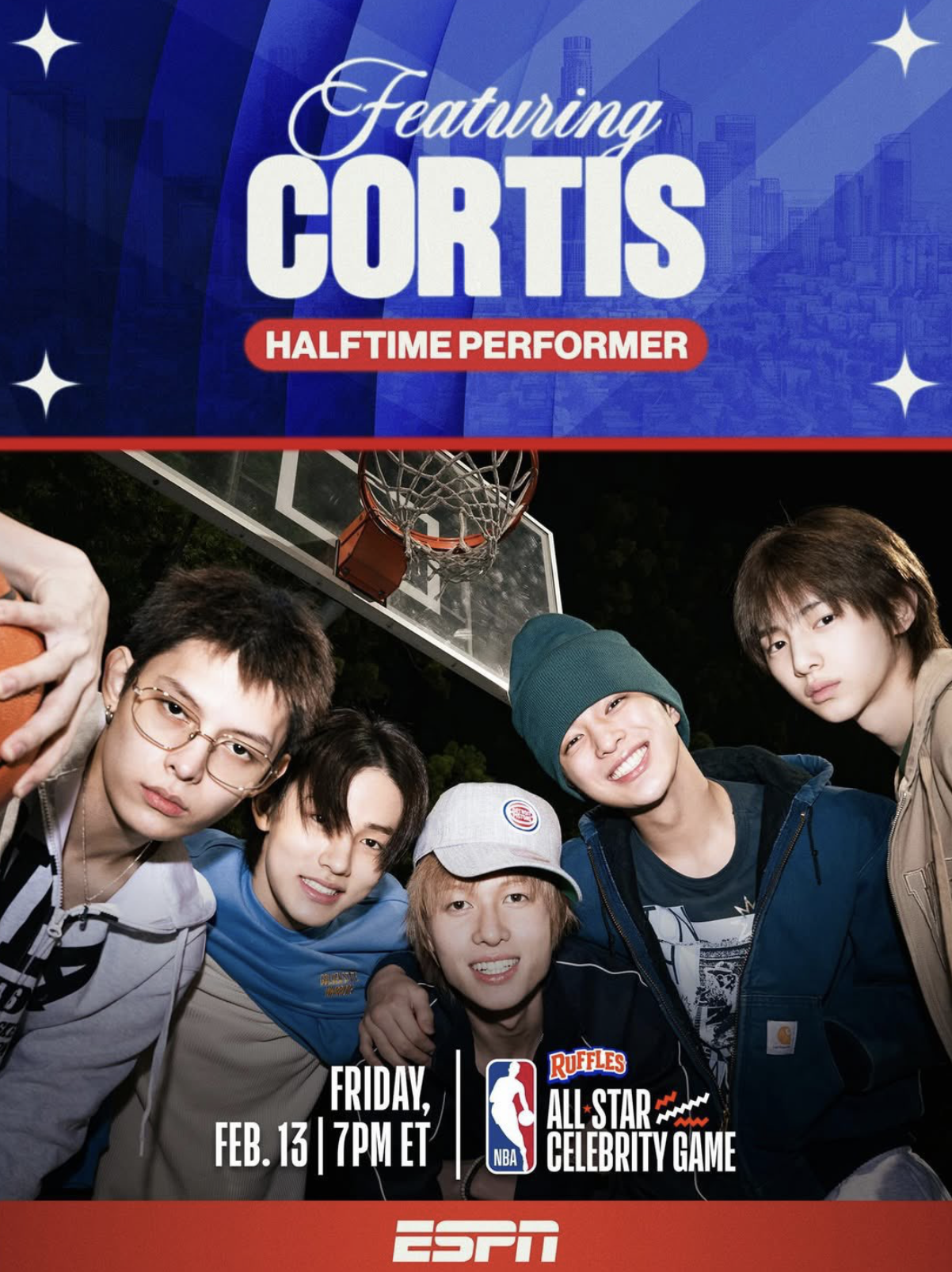 CORTIS set for historic performance at NBA All-Star Celebrity Game.