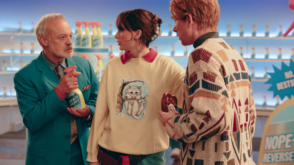 Taylor Swift’s ‘Opalite’ music video turns ’90s nostalgia into a love story