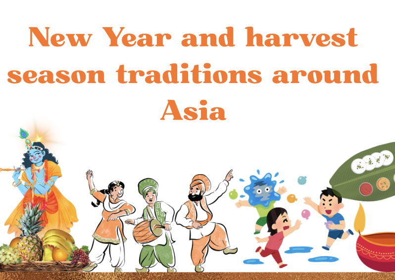 New Year and harvest season traditions around Asia