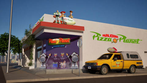 Disney and Pixar team up with Papa Johns for ‘Toy Story 5’ Pizza Planet Experience