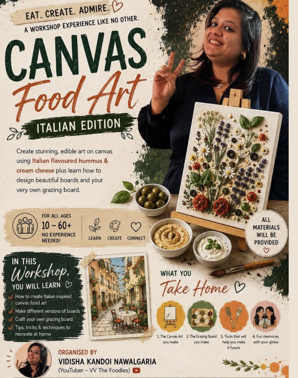 Culinary artist Vidisha Kandoi blends food and art in her unique, immersive workshops